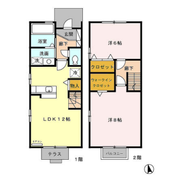 間取り図 メゾネット 間取り図