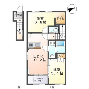 間取り図 サンルーム 間取り図