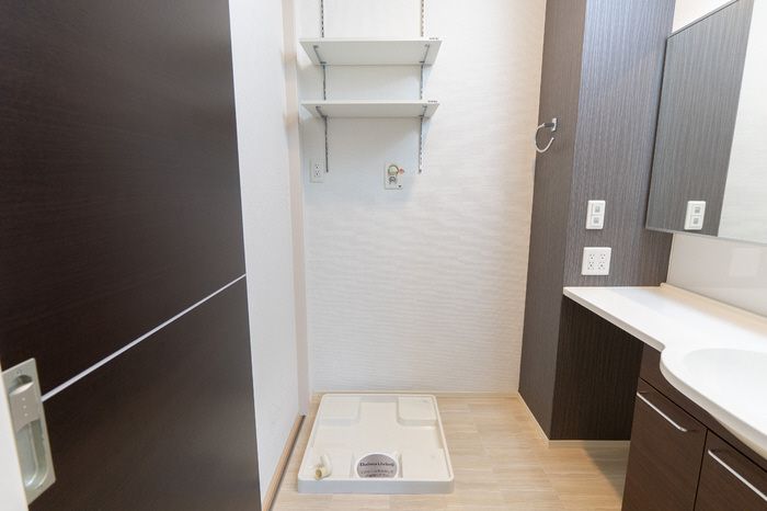 洗面所 洗濯機置き場 写真14
