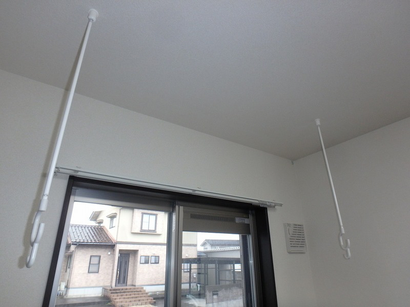 セキュリティ 室内物干し 写真13