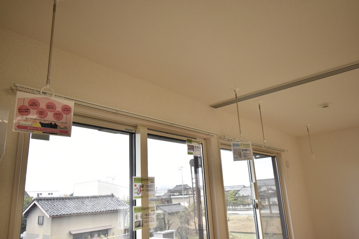 設備 室内物干し 写真13