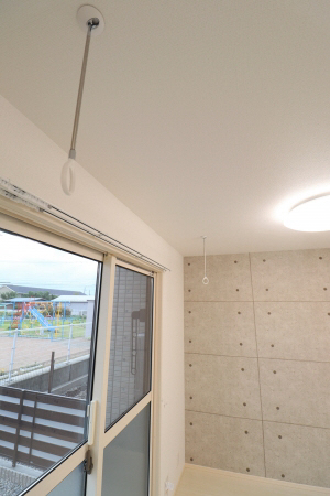 室内物干し 写真13