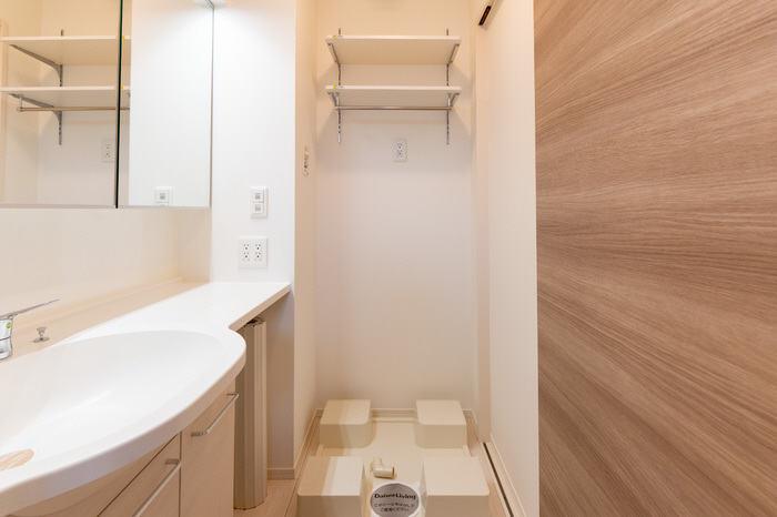 洗面所 洗濯機置き場 写真15