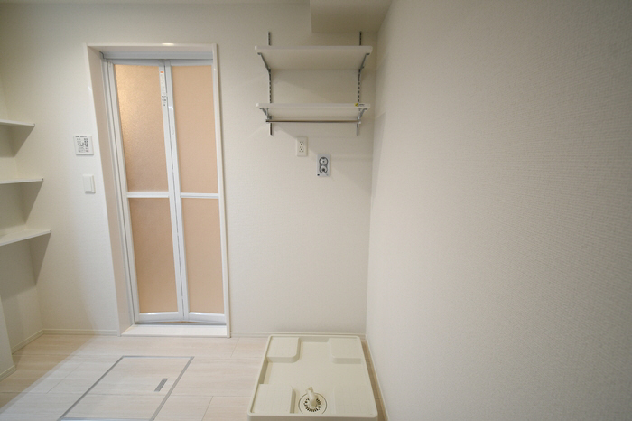 洗面所 洗濯機置き場 写真19