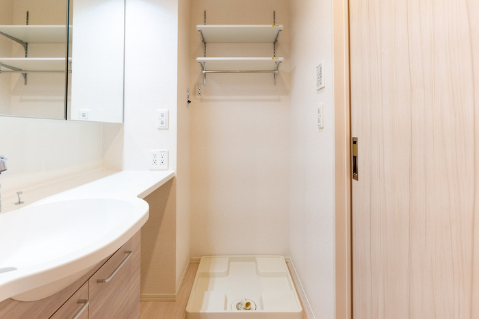 洗面所 洗濯機置き場 写真14