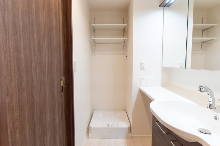 洗面所 洗濯機置き場 写真14