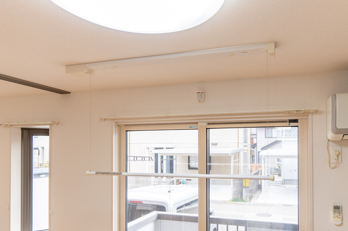 設備 室内物干し 写真14