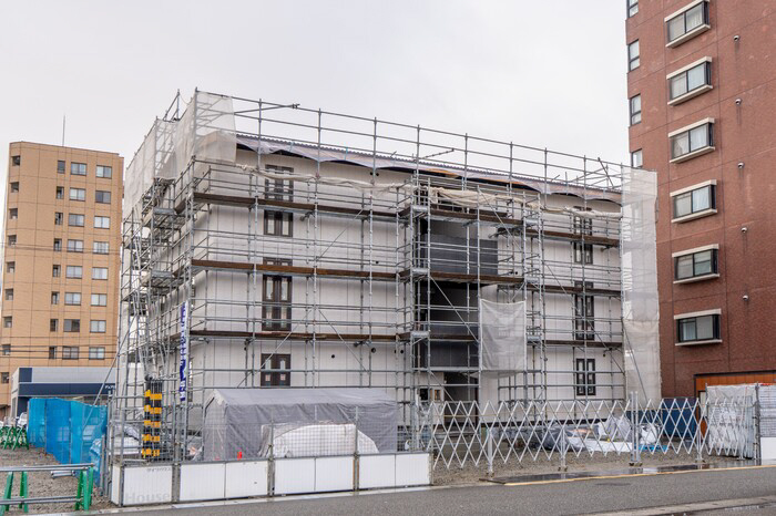 外観 建設中 写真6