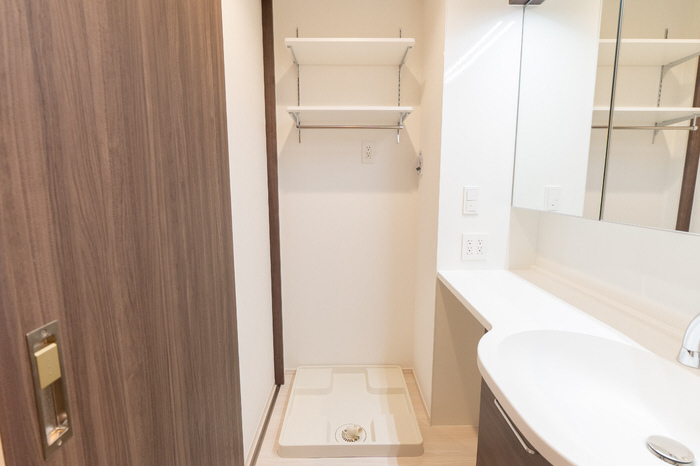洗面所 洗濯機置き場 写真14