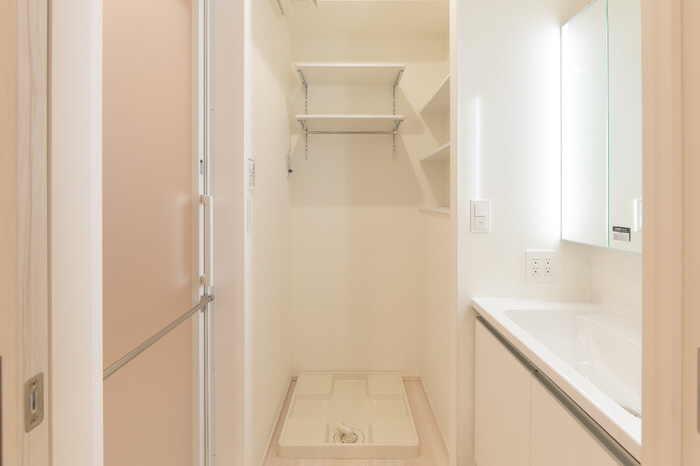 洗面所 洗濯機置き場 写真14