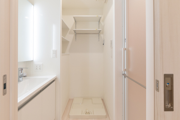 洗面所 洗濯機置き場 写真14